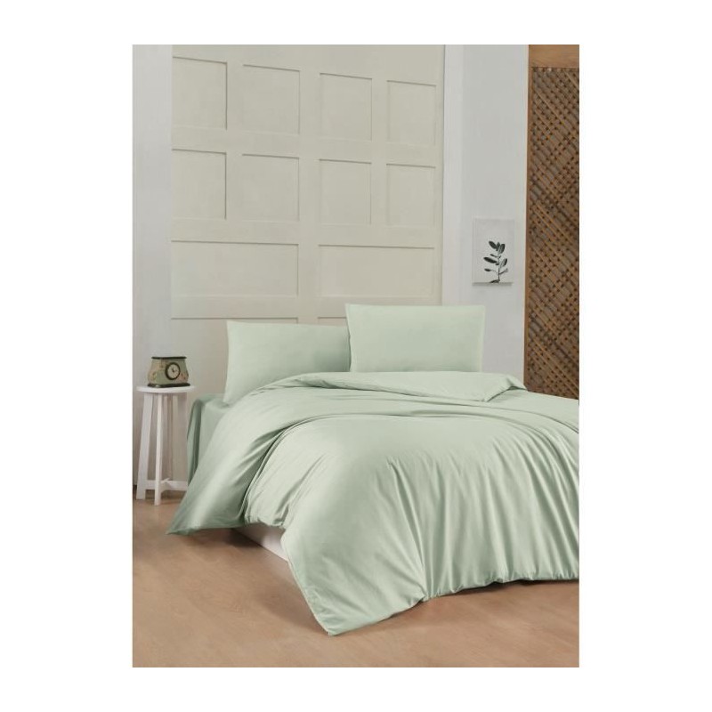 Parure de lit - 1 housse de couette 220 x 240 cm + 2 taies d'oreiller Parure de lit - 1 housse de couette 220 x 240 cm + 2 taies d'oreiller