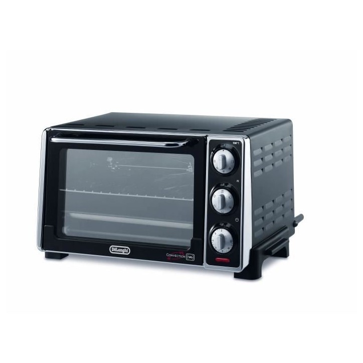 Mini-four - Chaleur tournante - DELONGHI - EO20792 - Noir - 20 L - 49 x 35 x 25,5 cm - 1300 W Mini-four - Chaleur tournante - DELONGHI - EO20792 - Noir - 20 L - 49 x 35 x 25,5 cm - 1300 W