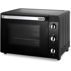 Mini-four - Chaleur tournante - DELONGHI - EO 40112.BK - Noir - Porte