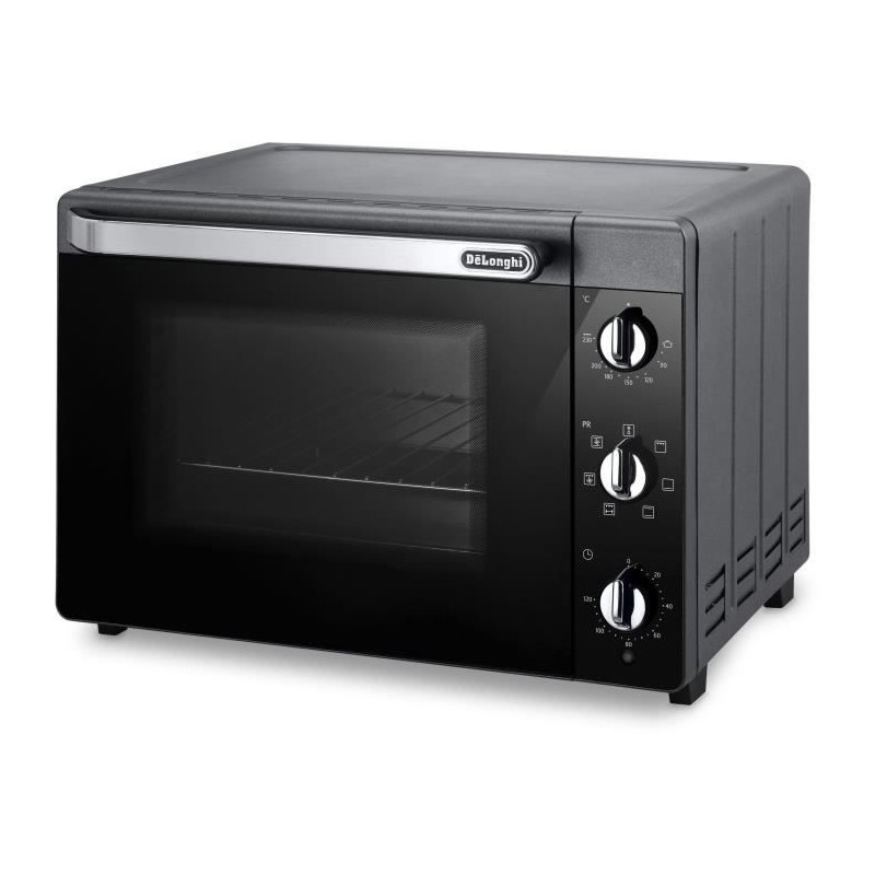 Mini-four - Chaleur tournante - Tournebroche - DELONGHI - EO40123.S -
