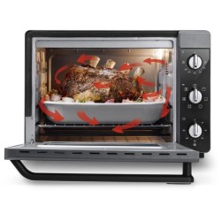 Mini-four - Chaleur tournante - Tournebroche - DELONGHI - EO40123.S -