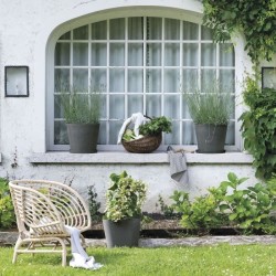 DEROMA Soucoupe Origin - 67 x h6 cm - Gris