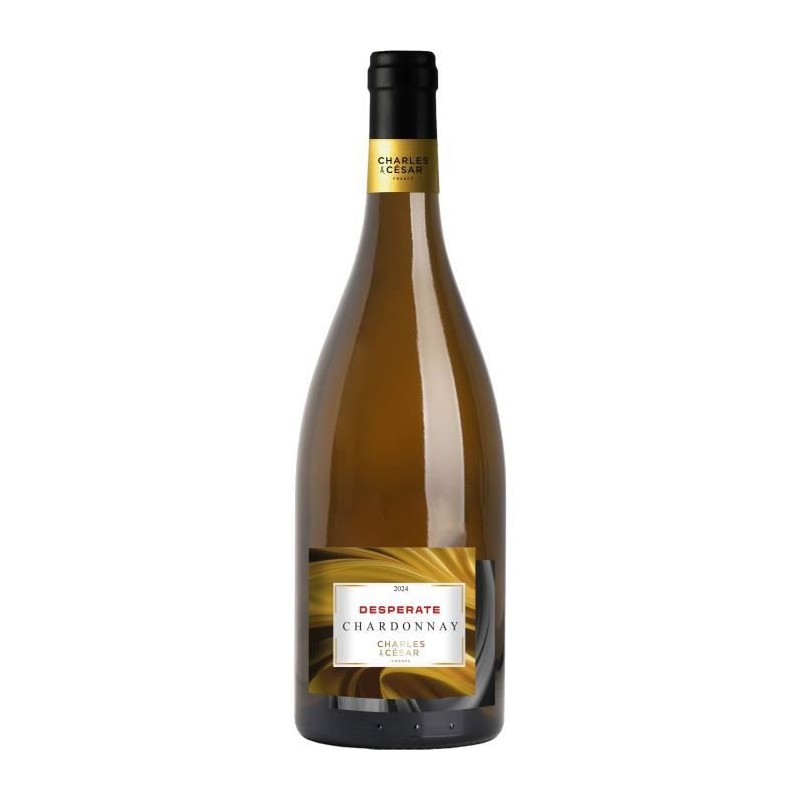 Charles et César Desperate 2024 Pays d'Oc Chardonnay - Vin blanc de L