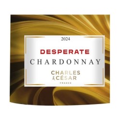 Charles et César Desperate 2024 Pays d'Oc Chardonnay - Vin blanc de L