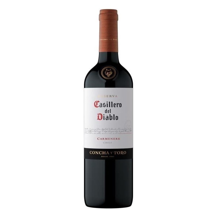 Casillero del diablo Reserva 2023 Carmenere - Vin rouge de Chili