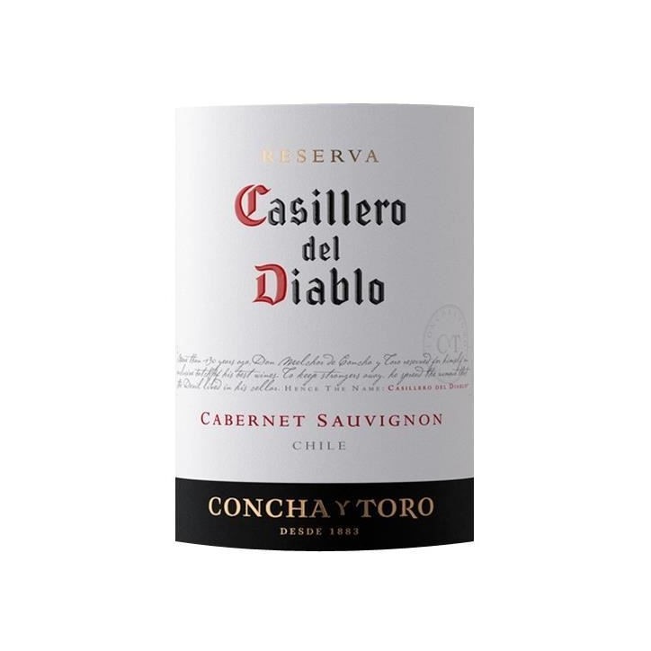 Casillero del diablo Reserva 2023 Cabernet Sauvignon - Vin rouge de Chili