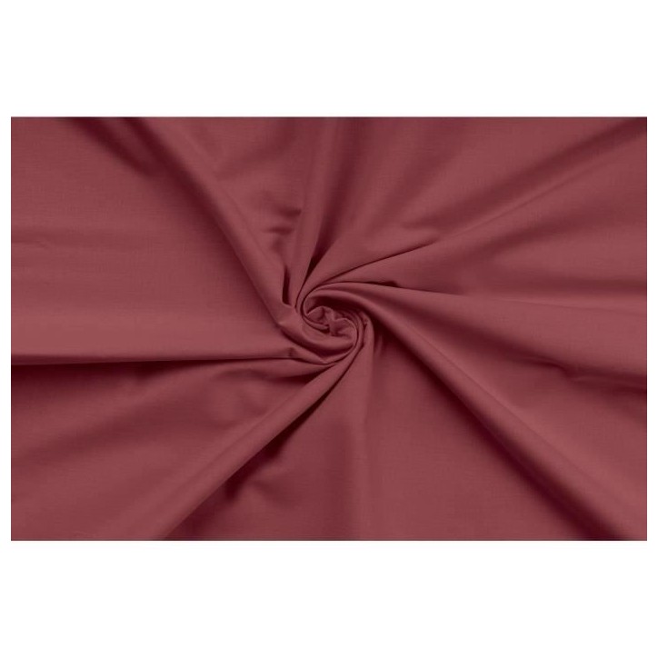 Parure de lit - 1 housse de couette 220 x 240 cm + 2 taies d'oreiller 60 x 60 cm - 100% coton renforcé - Rouge