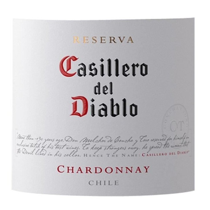 Casillero del diablo Reserva 2024 Chardonnay - Vin blanc de Chili