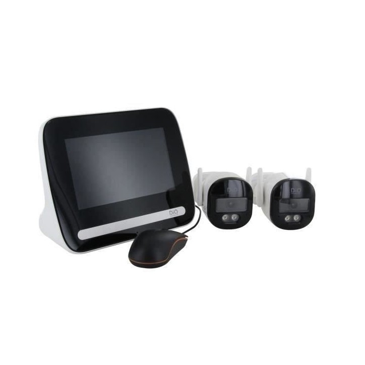 2 caméras sans fil - DIO CONNECTED HOME - LCD/NVR sans fil - 7 - 3MP 2 caméras sans fil - DIO CONNECTED HOME - LCD/NVR sans fil - 7 - 3MP
