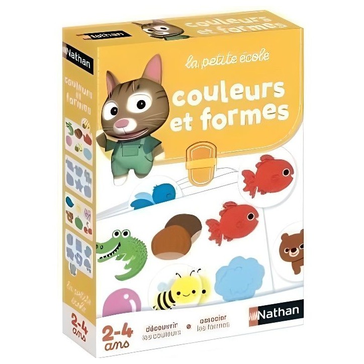 Jeu d'association NATHAN La Petite Ecole - Couleurs et Formes - Pour enfants de 2 ans et plus Jeu d'association NATHAN La Petite Ecole - Couleurs et Formes - Pour enfants de 2 ans et plus