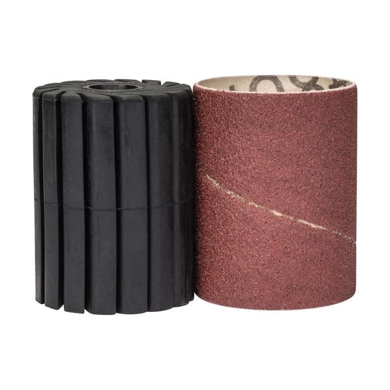 Set porte-manchon et manchon abrasif Bosch - (Grain 80, Largeur Roulea Set porte-manchon et manchon abrasif Bosch - (Grain 80, Largeur Roulea
