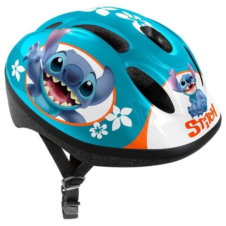 Casque de sport - DISNEY - STITCH - Taille S - Tour de tete réglable 53/56cm - Aérations et mousses internes pour plus de conf