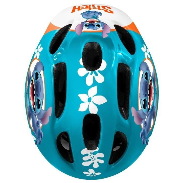 Casque de sport - DISNEY - STITCH - Taille S - Tour de tete réglable 53/56cm - Aérations et mousses internes pour plus de conf