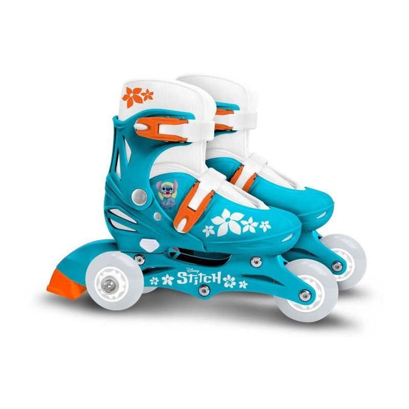 Patins en ligne 2-en-1 - DISNEY - STITCH - 3 roues - Taille 27-30