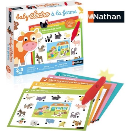 Jeu éducatif électronique - NATHAN - Baby Electro Animaux de la ferm