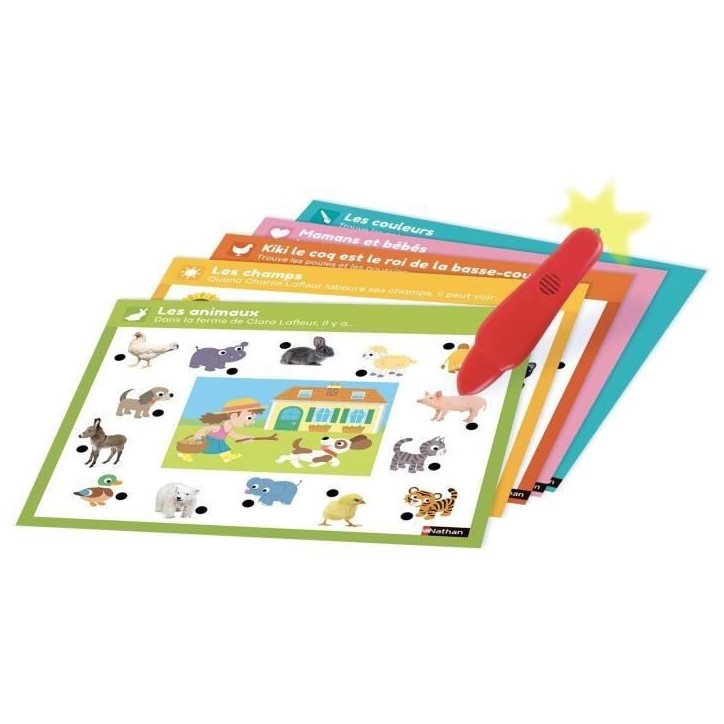 Jeu éducatif électronique - NATHAN - Baby Electro Animaux de la ferme - Pour enfants des 2 ans Jeu éducatif électronique - NATHAN - Baby Electro Animaux de la ferme - Pour enfants des 2 ans
