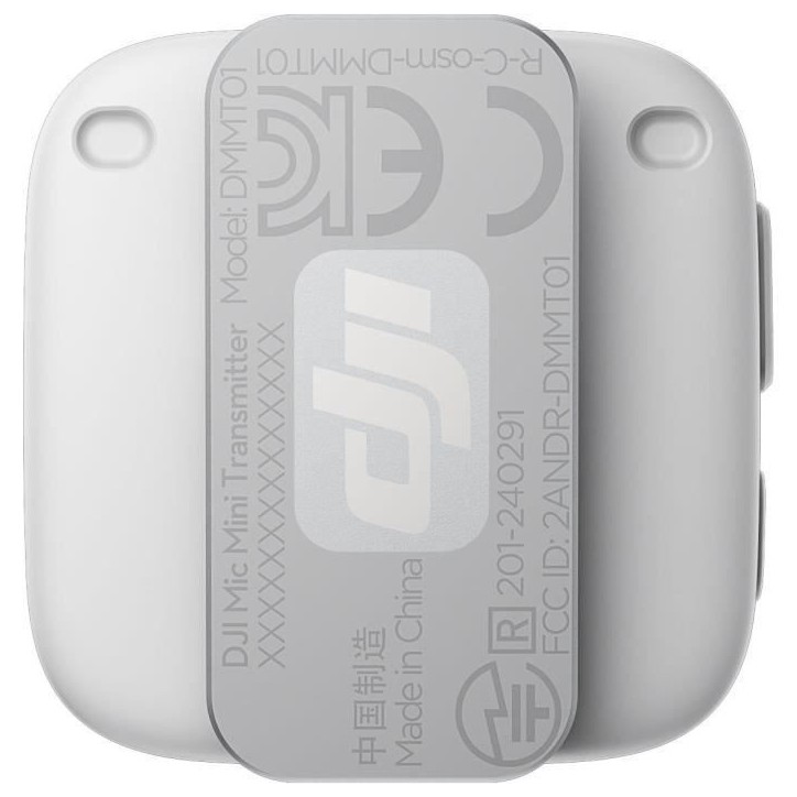 Émetteur sans fil - DJI - Mic Mini - Arctic White - Ultra-léger et compact Émetteur sans fil - DJI - Mic Mini - Arctic White - Ultra-léger et compact