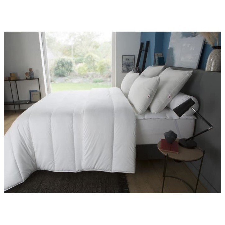 Couette tempérée Vancouver - 240 x 260 cm - Blanc - DODO