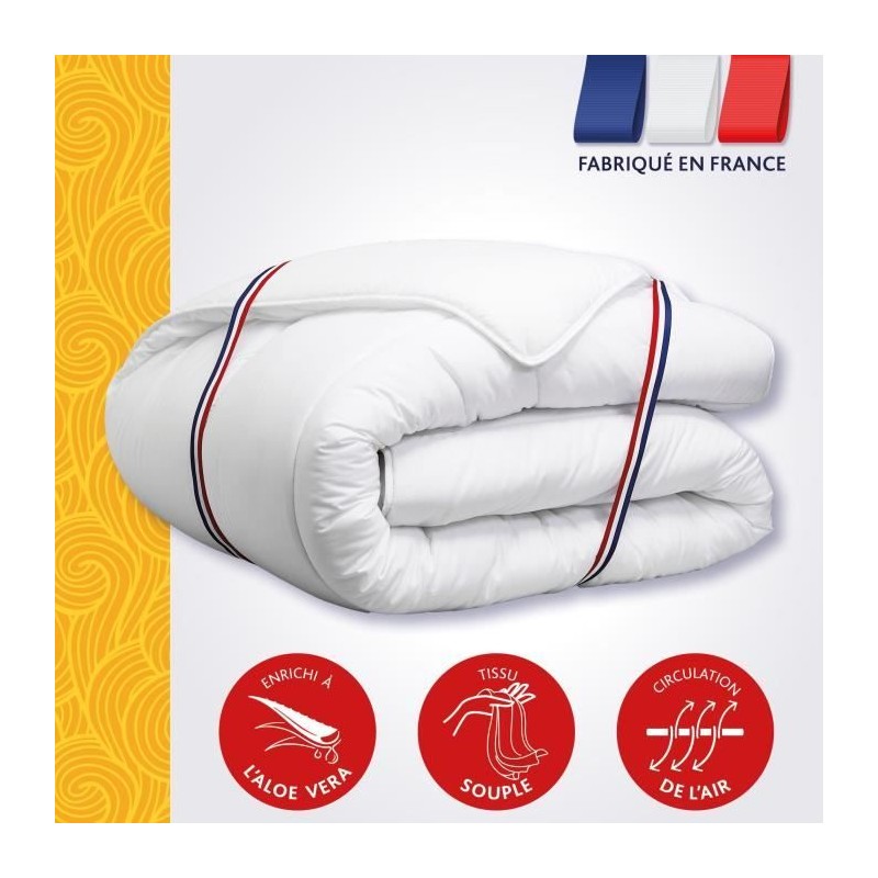 Couette 140x200 cm DODO ALoe - Tempérée - 300G/m² - Couette 1 perso Couette 140x200 cm DODO ALoe - Tempérée - 300G/m² - Couette 1 perso