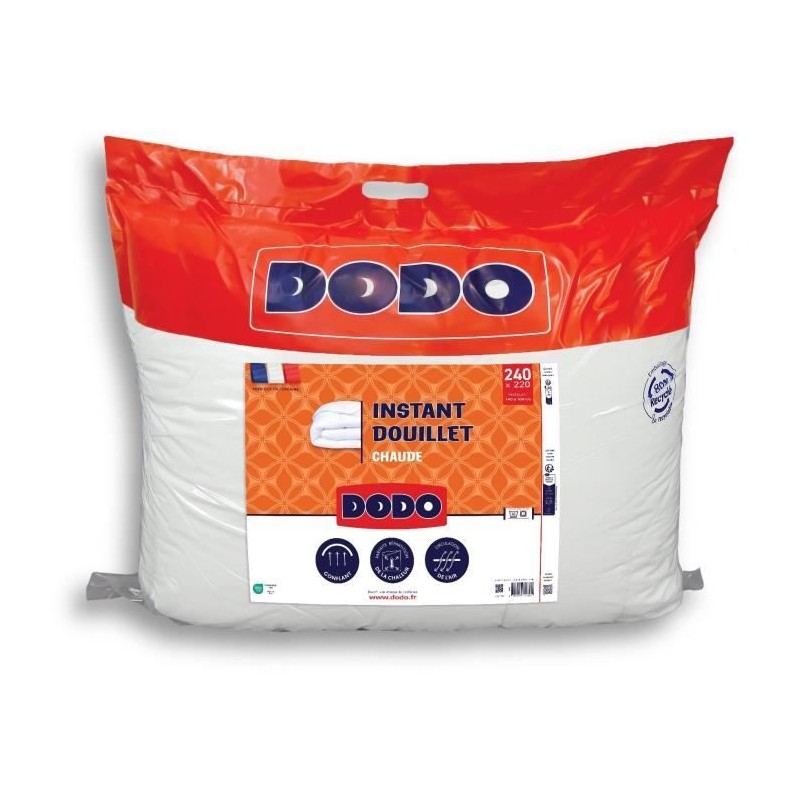 DODO - Couette chaude - Instant douillet - 220 x 240 cm - 2 personnes DODO - Couette chaude - Instant douillet - 220 x 240 cm - 2 personnes