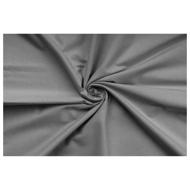 Parure de lit - 1 housse de couette 220 x 240 cm + 2 taies d'oreiller 60 x 60 cm - 100% coton renforcé - Anthracite Parure de lit - 1 housse de couette 220 x 240 cm + 2 taies d'oreiller 60 x 60 cm - 100% coton renforcé - Anthracite