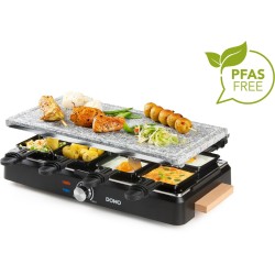 Appareil a raclette - DOMO - DO9262G - 8 personnes - Pierre a cuire -