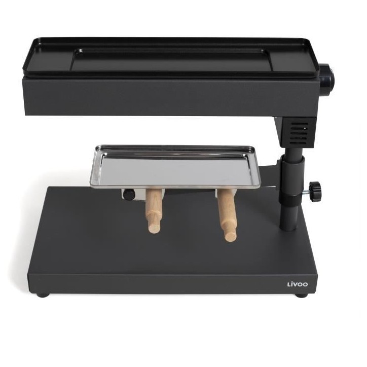 Appareil a raclette traditionnel - LIVOO - DOC159 - 600W - 6 a 8 personnes - Porte fromage amovible - 2 spatules Appareil a raclette traditionnel - LIVOO - DOC159 - 600W - 6 a 8 personnes - Porte fromage amovible - 2 spatules