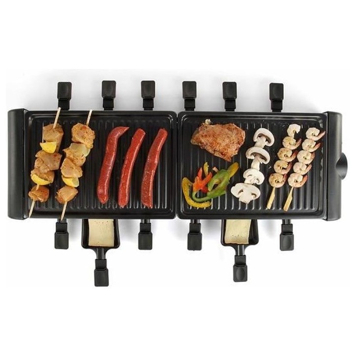 LIVOO DOC185 Appareil a raclette 12 personnes - Noir LIVOO DOC185 Appareil a raclette 12 personnes - Noir