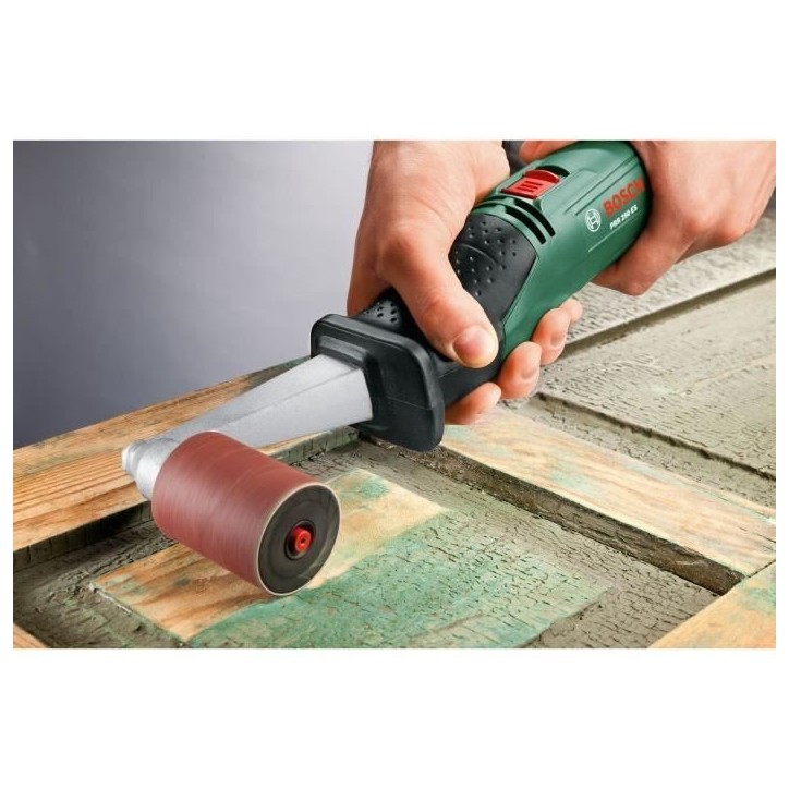 Set porte-manchon et manchon abrasif Bosch - (Grain 80, Largeur Rouleau 60mm, Accessoire pour Texoro)