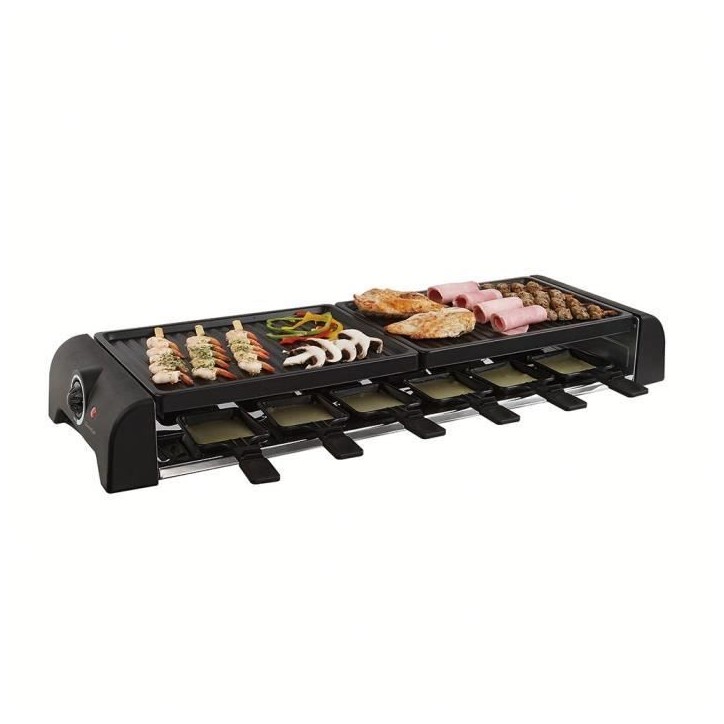 LIVOO DOC185 Appareil a raclette 12 personnes - Noir LIVOO DOC185 Appareil a raclette 12 personnes - Noir