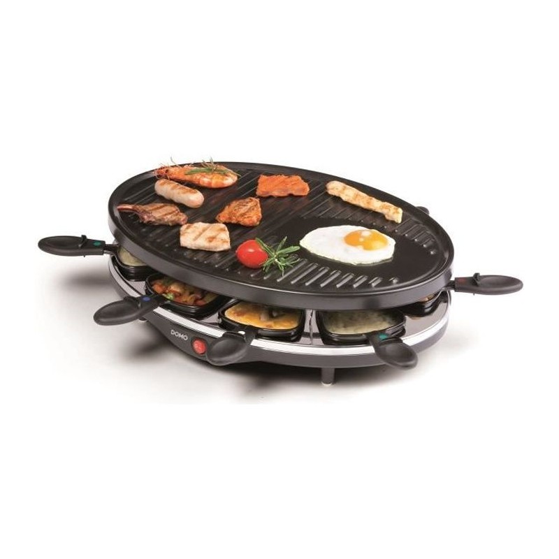 Appareil a raclette DOMO - DO9038G - Jusqu'a 8 personnes - Revetement