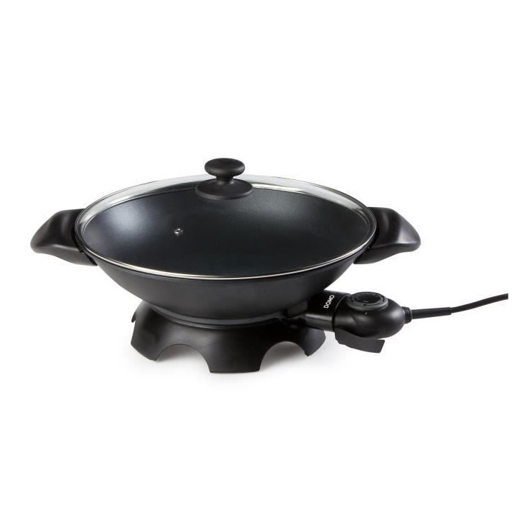 DOMO DO8708W Wok électrique - Noir DOMO DO8708W Wok électrique - Noir