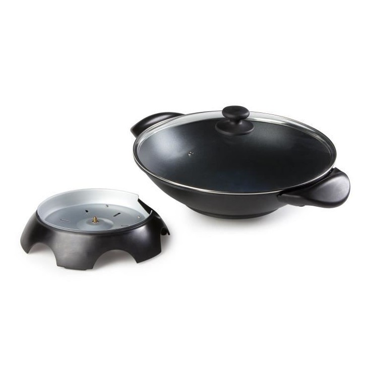 DOMO DO8708W Wok électrique - Noir DOMO DO8708W Wok électrique - Noir