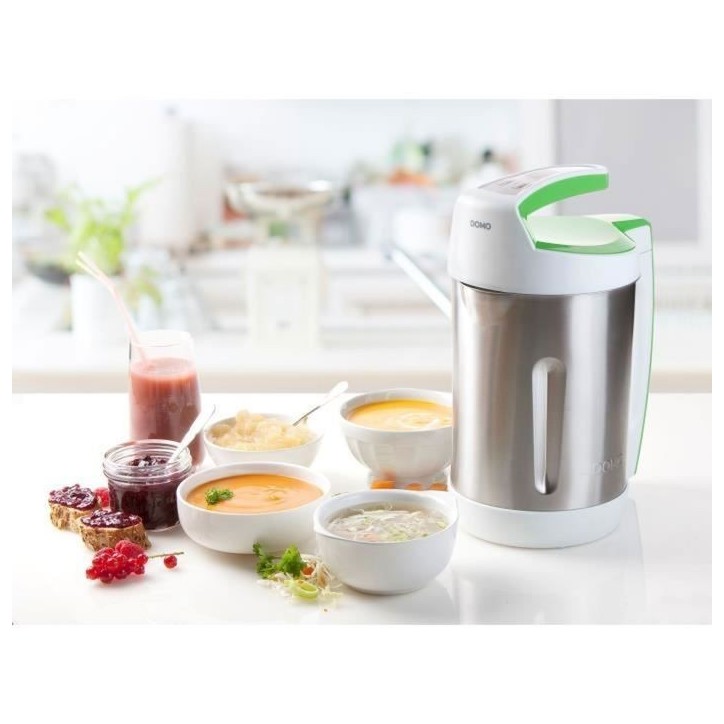 Blender chauffant - DOMO - DO705BL - 1000 W - 2 L. - Inox - 6 programmes Blender chauffant - DOMO - DO705BL - 1000 W - 2 L. - Inox - 6 programmes