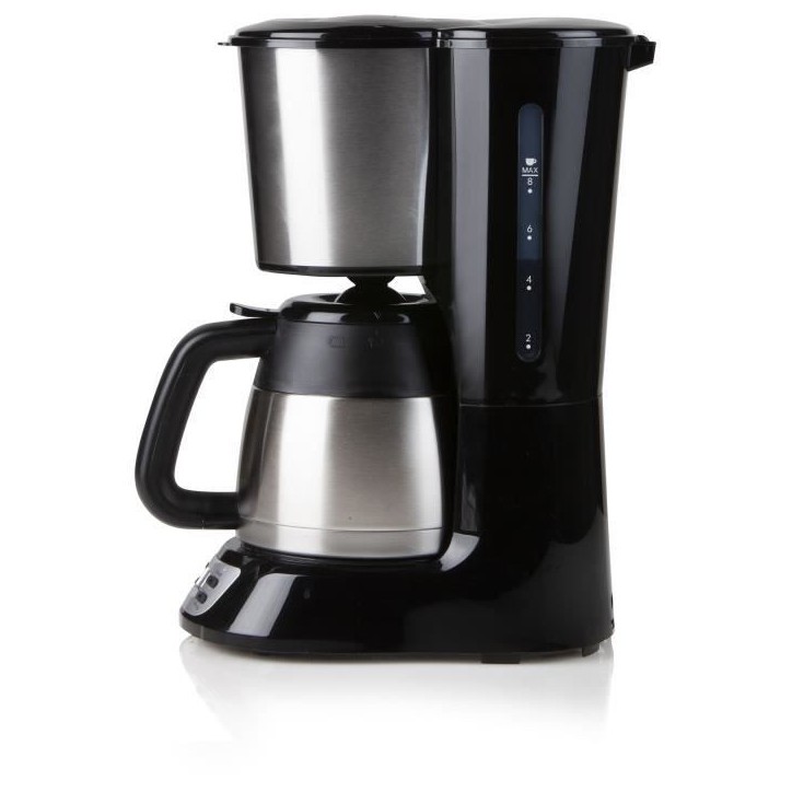 Cafetiere filtre - DOMO - DO709K - 1000 W - 1 L - 8 tasses - Ecran LCD - Minuteur 24 h - Acier inoxydable Cafetiere filtre - DOMO - DO709K - 1000 W - 1 L - 8 tasses - Ecran LCD - Minuteur 24 h - Acier inoxydable