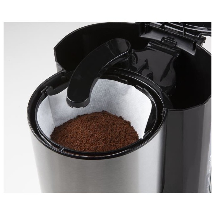 Cafetiere filtre - DOMO - DO709K - 1000 W - 1 L - 8 tasses - Ecran LCD - Minuteur 24 h - Acier inoxydable Cafetiere filtre - DOMO - DO709K - 1000 W - 1 L - 8 tasses - Ecran LCD - Minuteur 24 h - Acier inoxydable