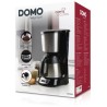 Cafetiere filtre - DOMO - DO709K - 1000 W - 1 L - 8 tasses - Ecran LCD