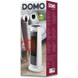 Convecteur - DOMO - DO7347H - 2000 W - Blanc - 21,5 x 21,5 x 58,3 cm