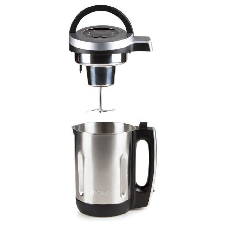 Blender chauffant DOMO – gris - 2,2 L – 7 programmes – 1000 Watt - DO716BL Blender chauffant DOMO – gris - 2,2 L – 7 programmes – 1000 Watt - DO716BL