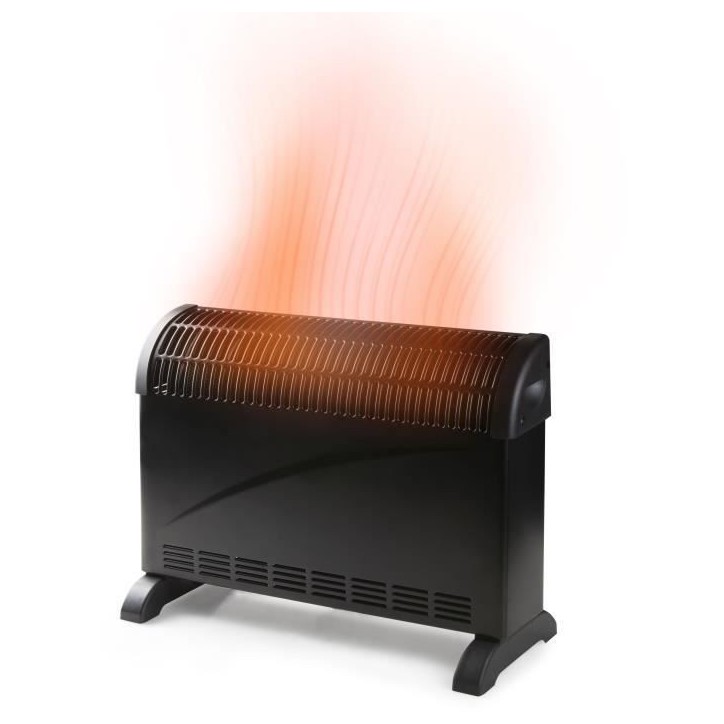 Convecteur de chauffage turbo - 2000 W - DOMO - DO7350CH - 52,5 x 38,8 x 19,5 cm - Noir Convecteur de chauffage turbo - 2000 W - DOMO - DO7350CH - 52,5 x 38,8 x 19,5 cm - Noir