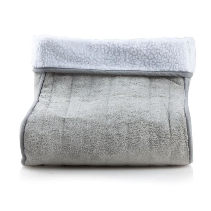 Chauffe-pieds DOMO - Chanceliere - Gris - 3 niveaux de chaleur - Super doux Chauffe-pieds DOMO - Chanceliere - Gris - 3 niveaux de chaleur - Super doux