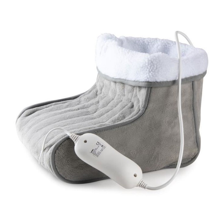 Chauffe-pieds DOMO - Chanceliere - Gris - 3 niveaux de chaleur - Super doux Chauffe-pieds DOMO - Chanceliere - Gris - 3 niveaux de chaleur - Super doux
