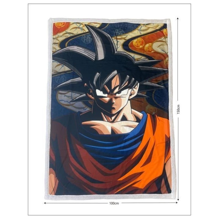 Couverture Sherpa - DRAGON BALL Z - Goku - 100 x 150 cm