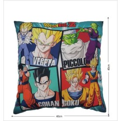 Coussin double face - Carré - DRAGON BALL Z - Microfibre - 40 x 40 cm