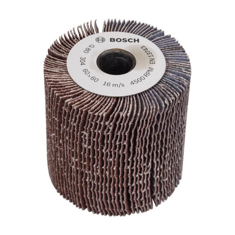Rouleau a lamelles surface courbe Grain 80 - BOSCH - PRR / TEXORO - Po