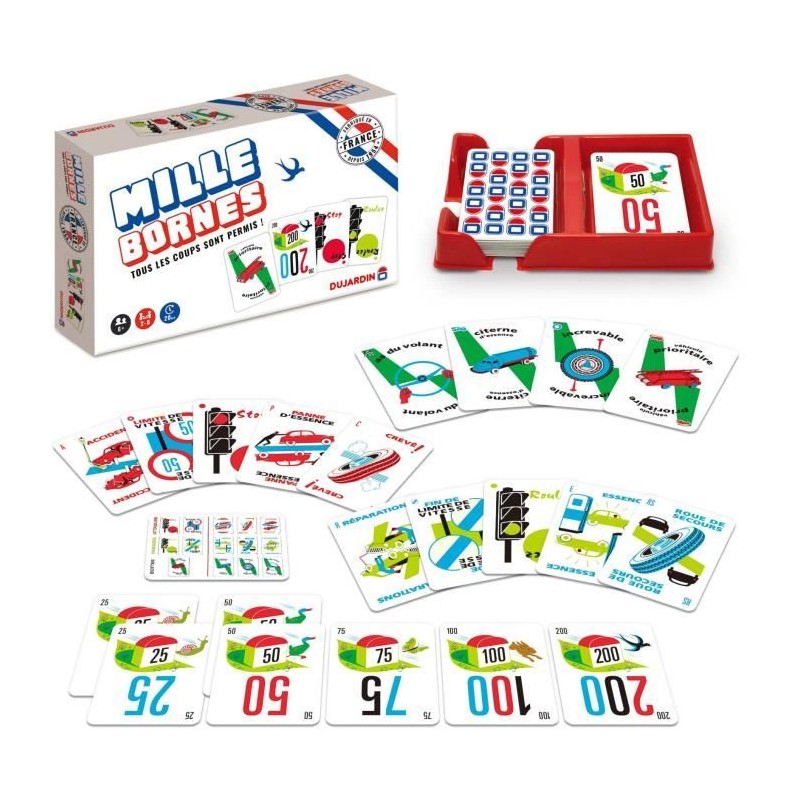 Mille bornes Classique - Jeu de société - DUJARDIN - Des 6 ans