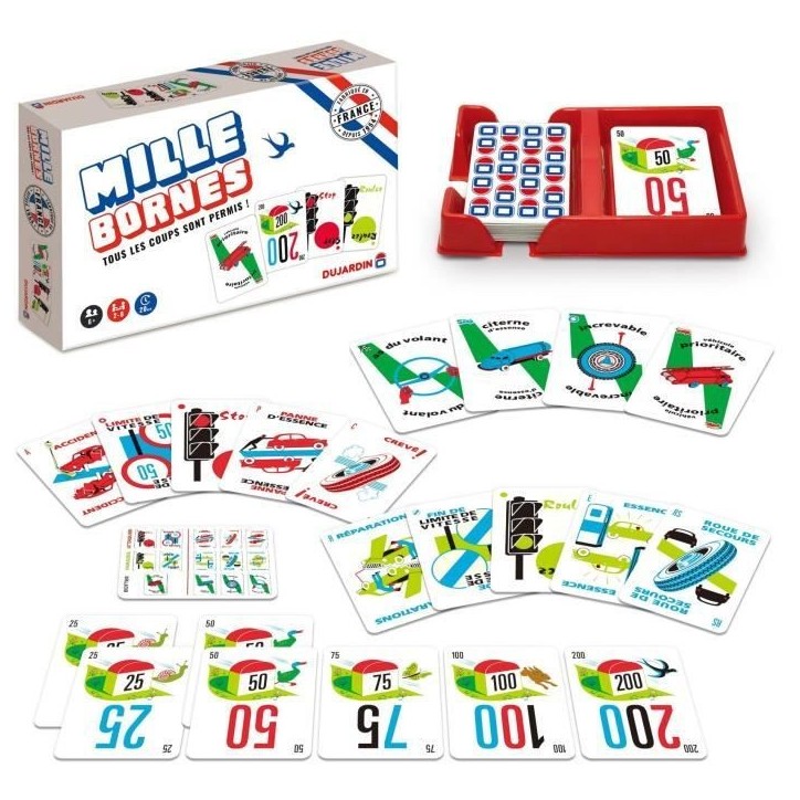 Mille bornes Classique - Jeu de société - DUJARDIN - Des 6 ans