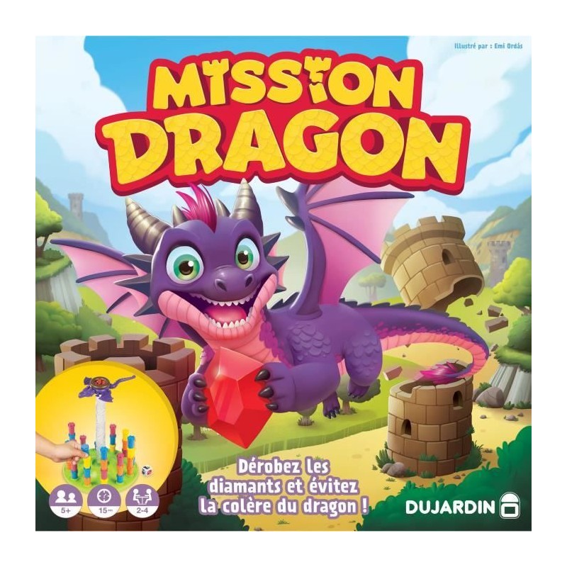 Mission Dragon - Jeu de société - DUJARDIN - Des 7 ans
