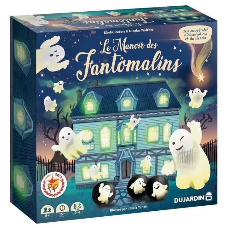 Le manoir des Fantômalins - Jeu de société - DUJARDIN - Des 7 ans
