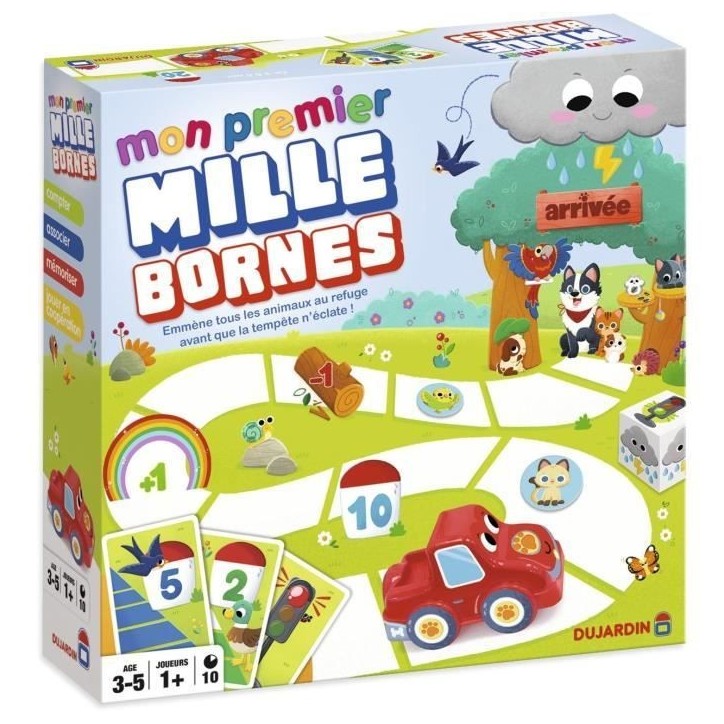 Mon premier Mille Bornes - Jeu de société - DUJARDIN - Des 3 ans Mon premier Mille Bornes - Jeu de société - DUJARDIN - Des 3 ans